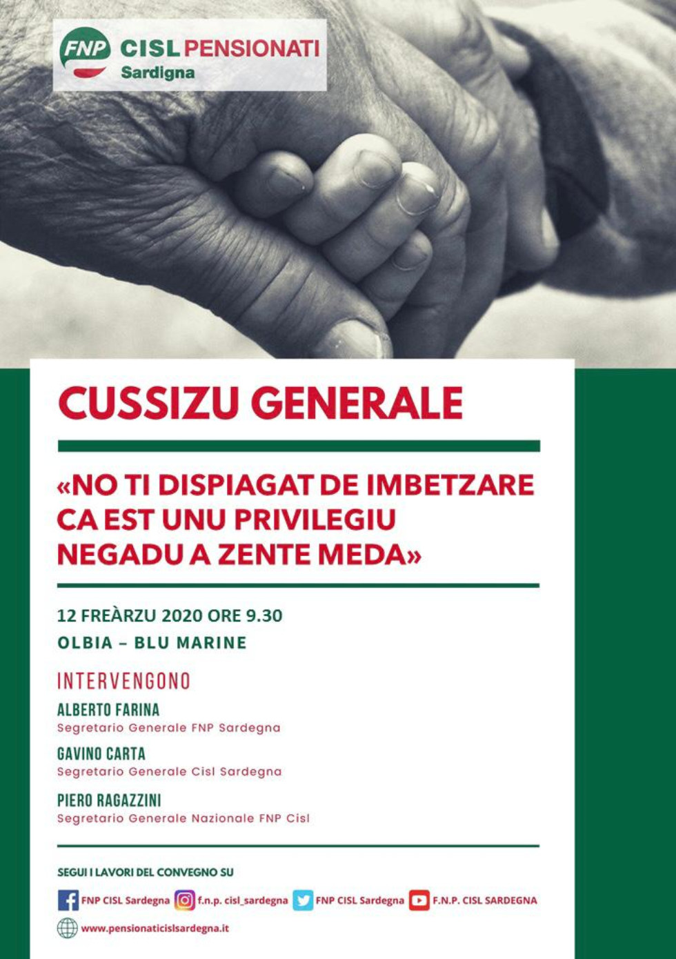 CONSIGLIO GENERALE FNP CISL SARDEGNA 