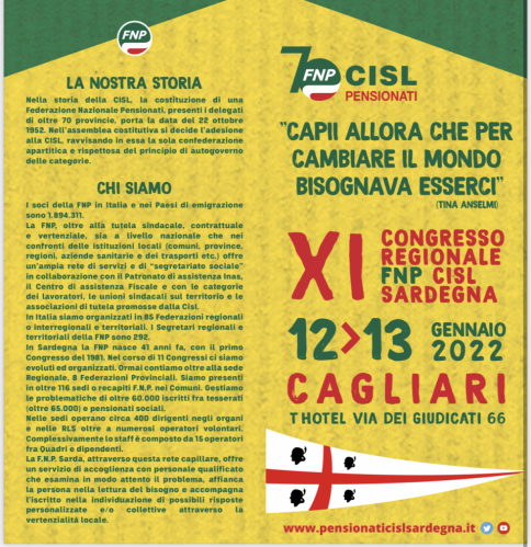 XI Congresso FNP CISL sardegna 