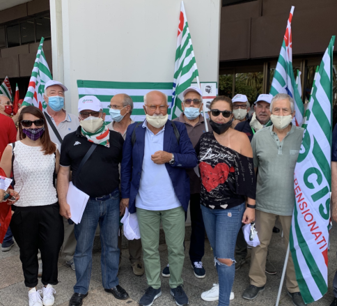 Sit in 2 luglio 2020  davanti alla regione